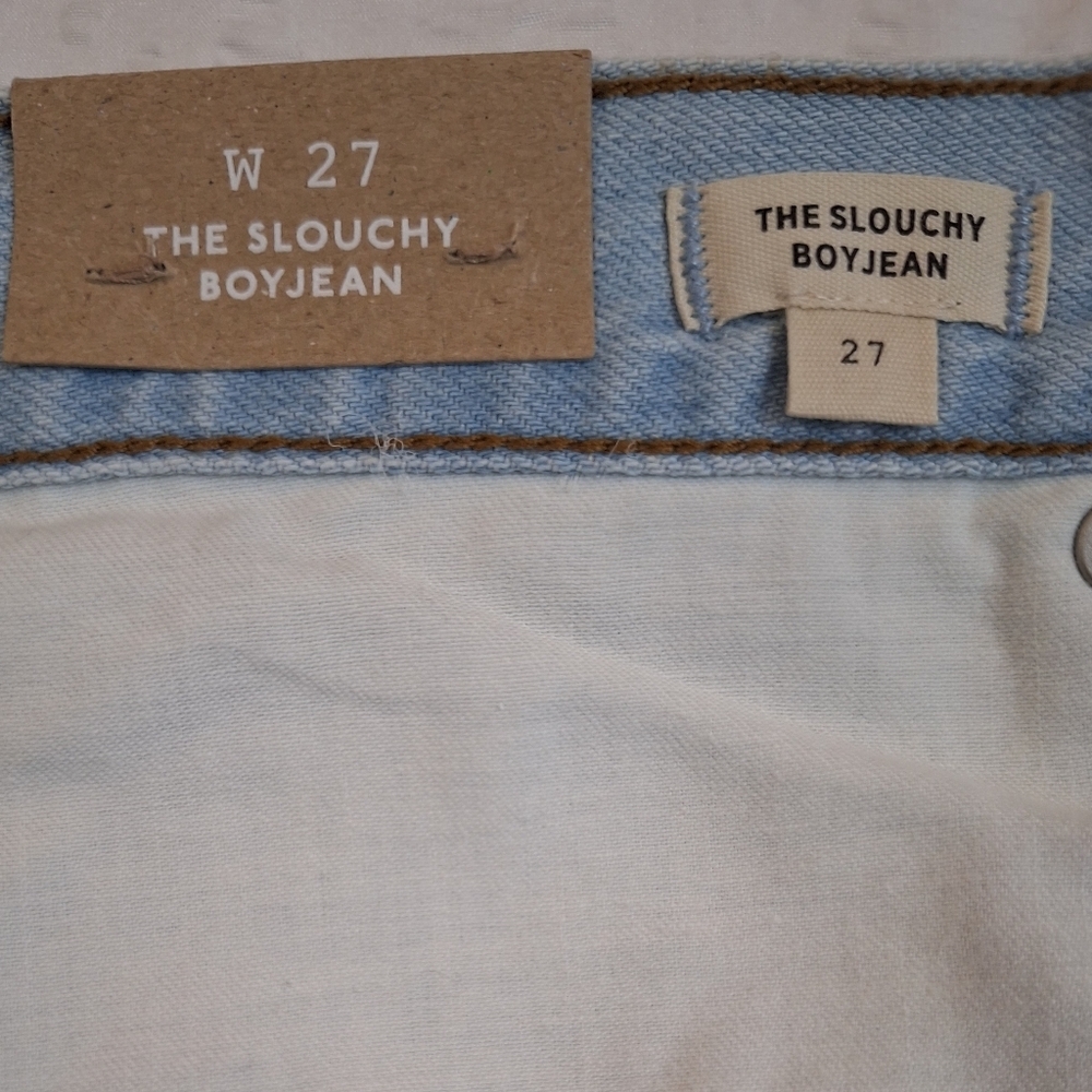 NWT MADEWELL Women's Light Blue Straight Leg Jeans - Picture 7 of 10